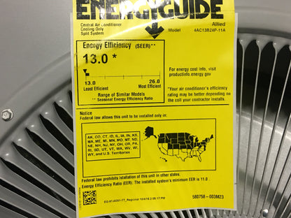 2 Ton Split-System Air Conditioner 208-230/60/1 R410A 13 SEER