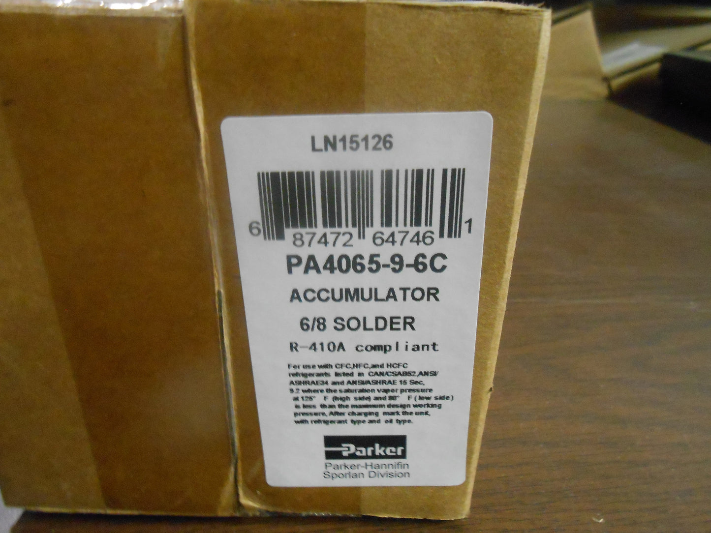 3/4" Sweat Suction Line Accumulator