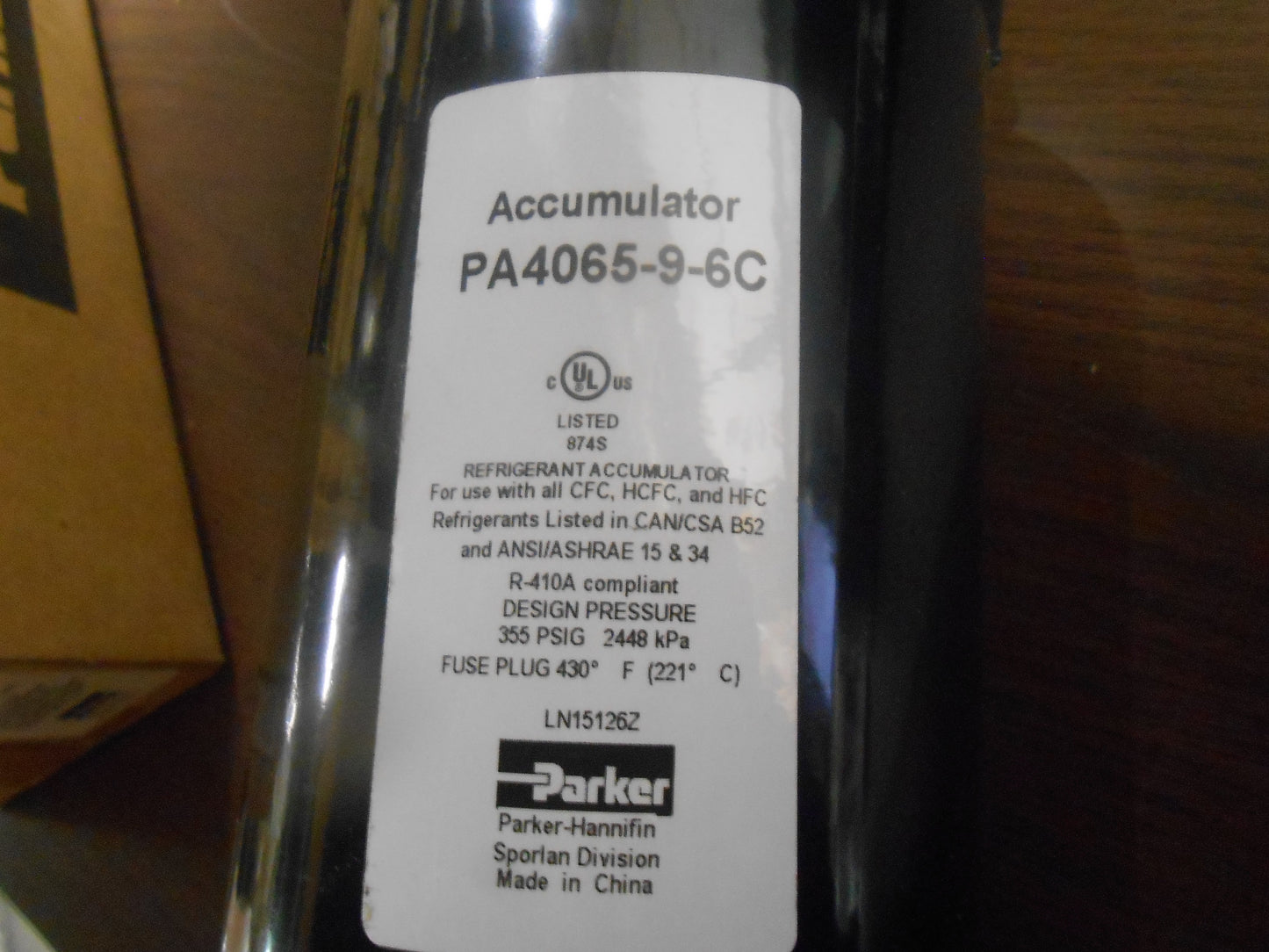 3/4" Sweat Suction Line Accumulator