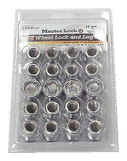 WHEEL LOCK & LUG SET 12mm X 1.5