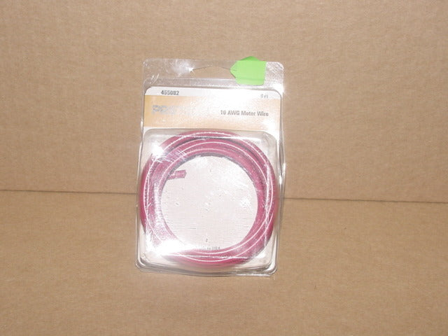 10 AWG, 8 FT MOTOR HOOK-UP WIRE, RED.