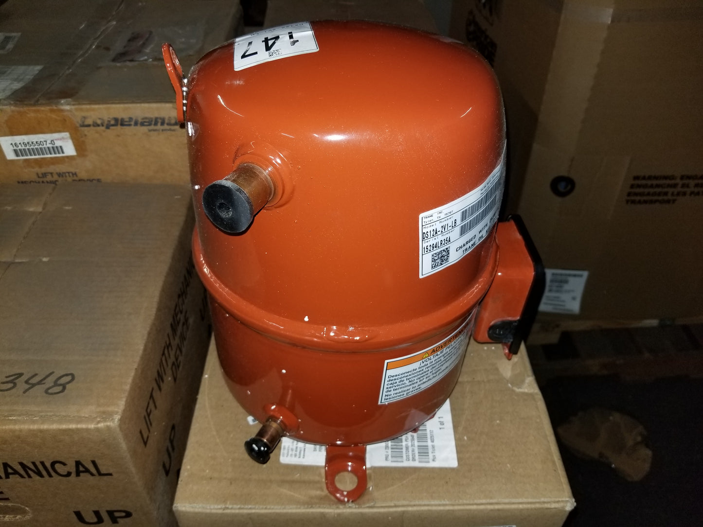 1 Ton Ac/HP Reciprocating Compressor 208-230/60/1 R-410A