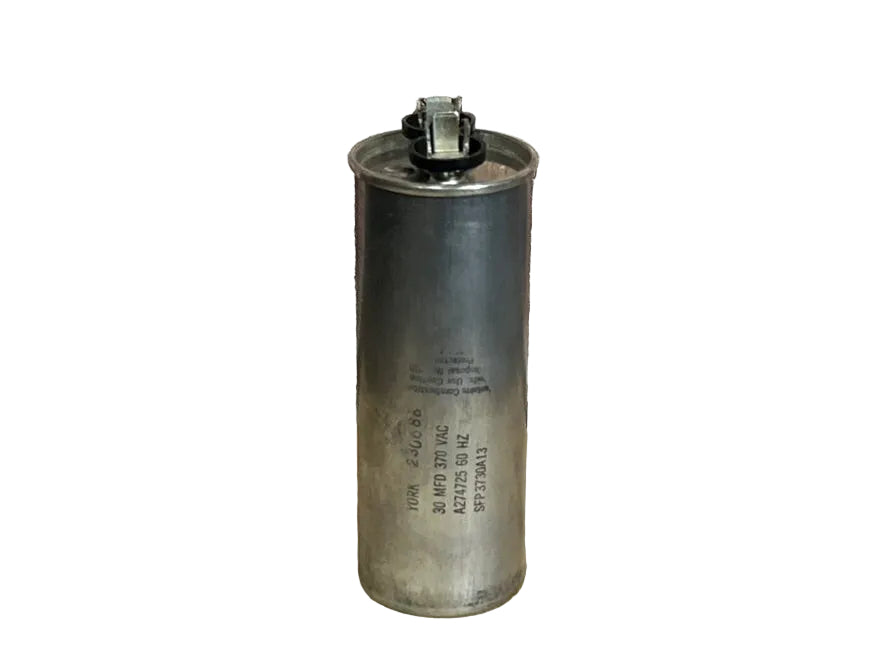 370 Vac, 30MFD 50/60 Hz, Round Capacitor