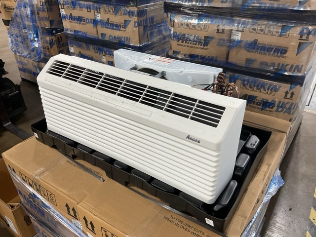 15,000 BTU Packaged Terminal Heat Pump with 1.5 KW Heat, 208-230/60/1, R-410A