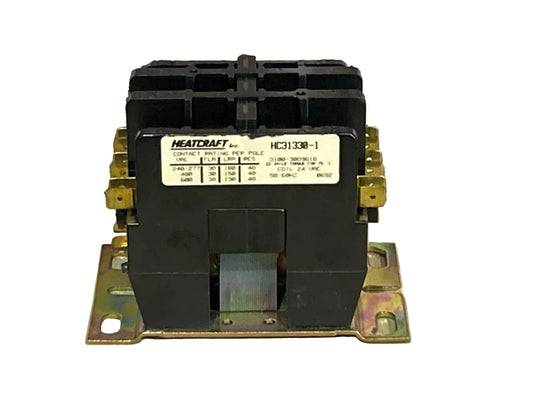 24 V, 50/60 Hz, 30 Amps 3 Pole Contactor