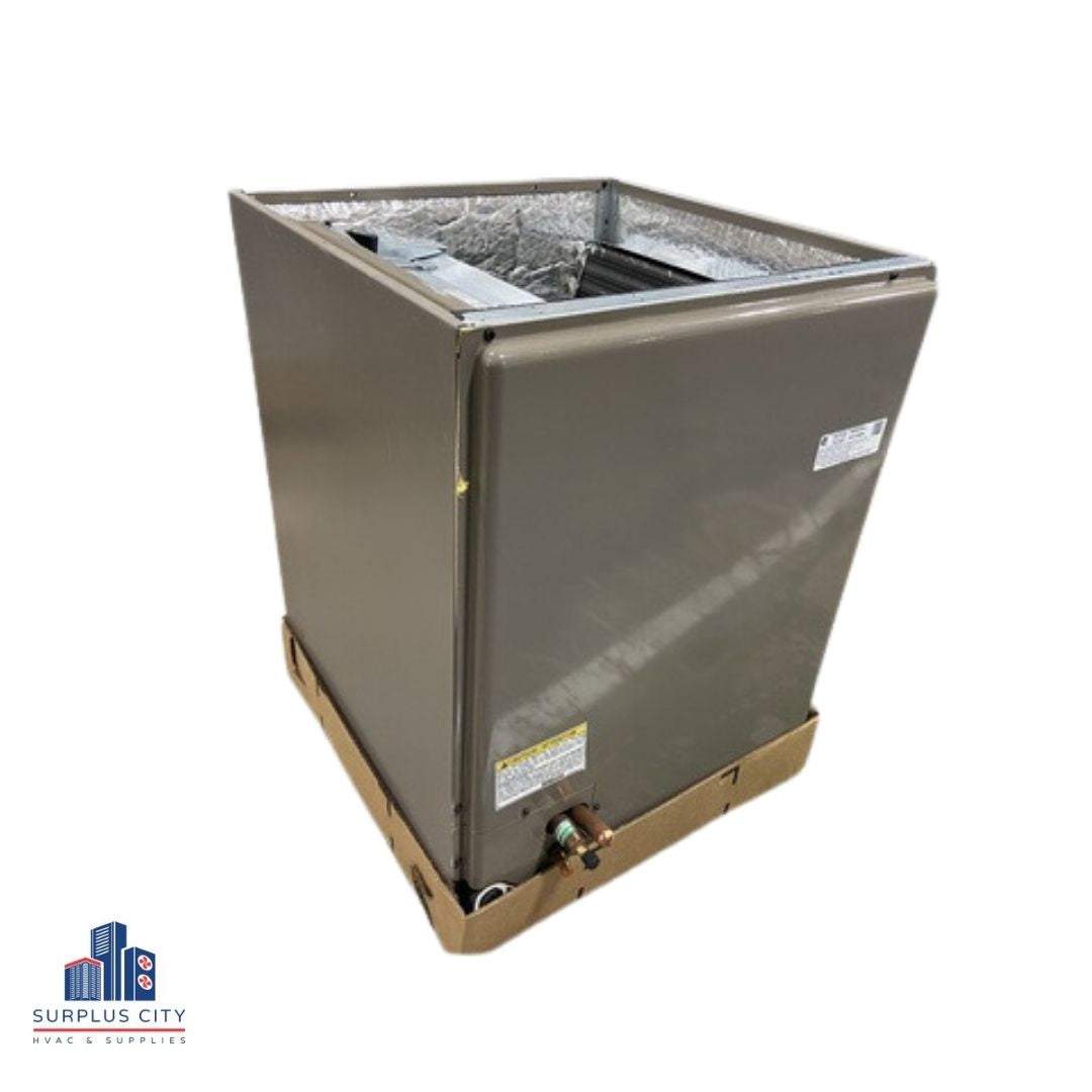 Unidad de aire acondicionado/refrigeración de 3,5 toneladas con carcasa de aluminio multiposición y serpentín, R-410A/R-407C, CFM 1400