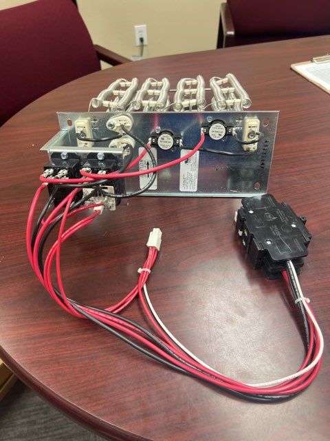 10 KW Electric Heat Kit with Breaker 208-240/50-60/1