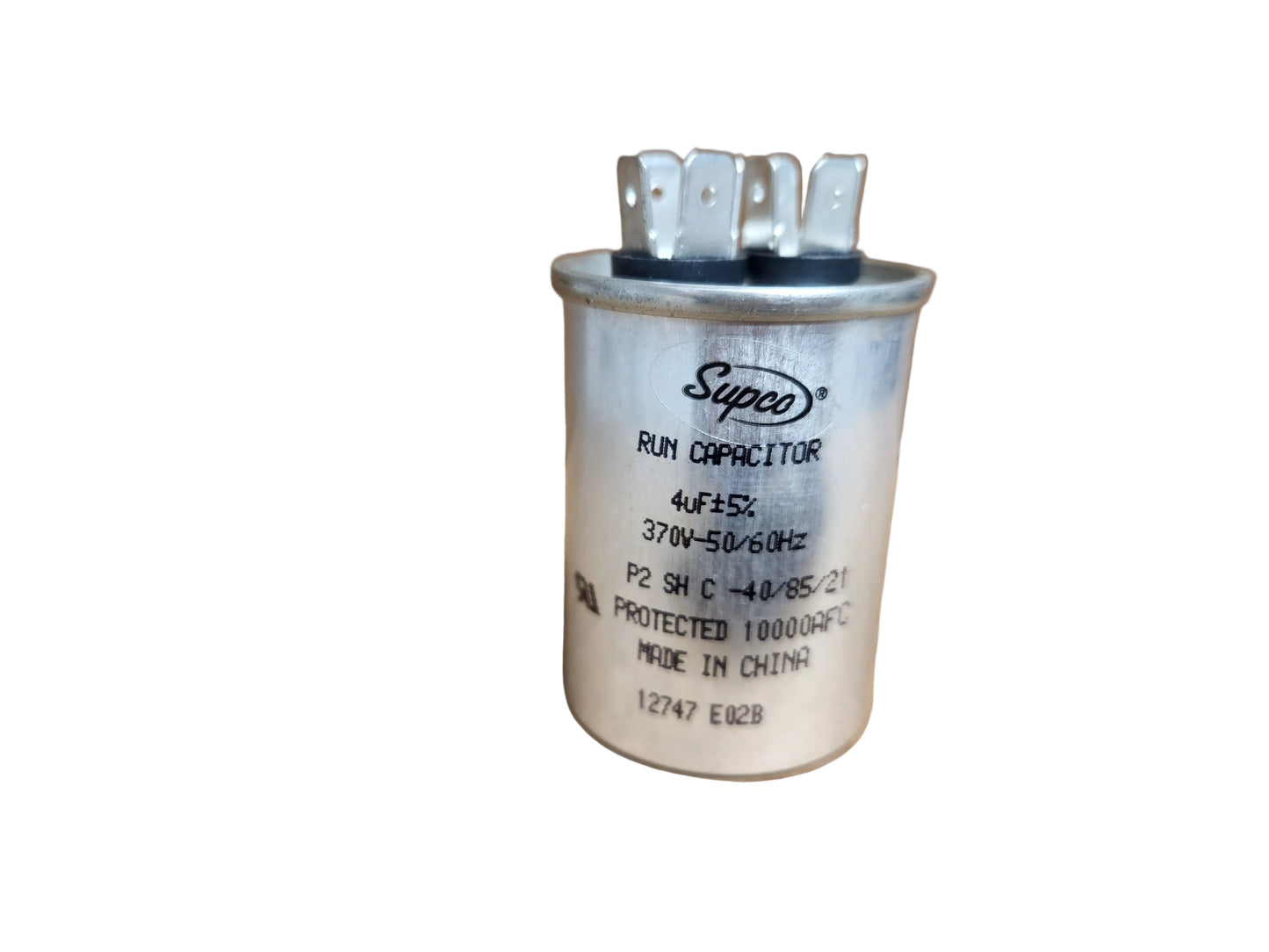 370 Vac, 4MFD 50/60 Hz, Round Capacitor