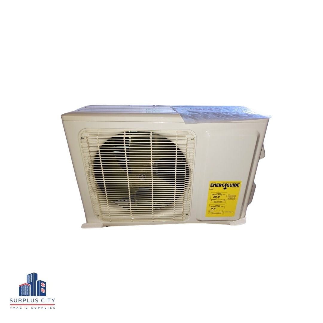 Unidad de bomba de calor minisplit para exteriores de una sola zona de 12 000 Btu, 20 SEER 115/60/1 R-410A