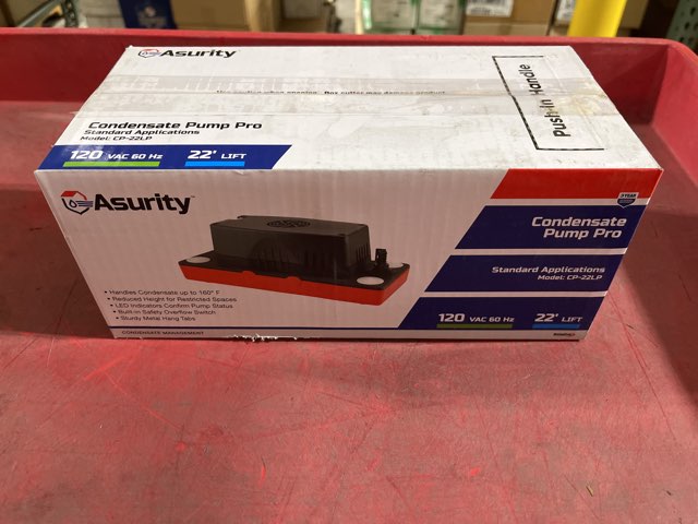 120V Low-Profile Condensate Pump, 22 ft Lift