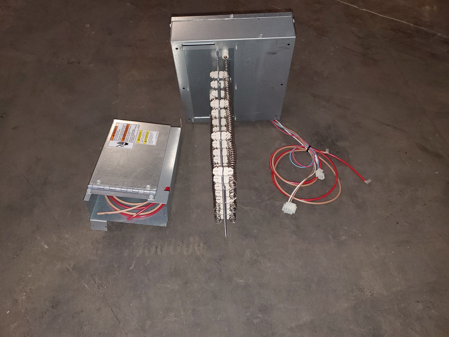 Kit de calefacción eléctrica de 5 Kw, 208-240/60/1 con fusibles y caja de fusibles