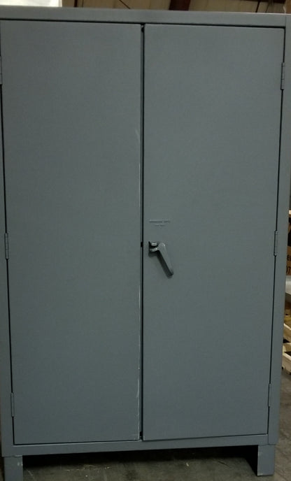 78 x 48" x 24" Heavy Duty Pegboard Storage Cabinet (Assembled)"