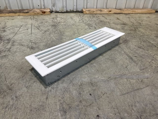 Auto Louver Grille, White