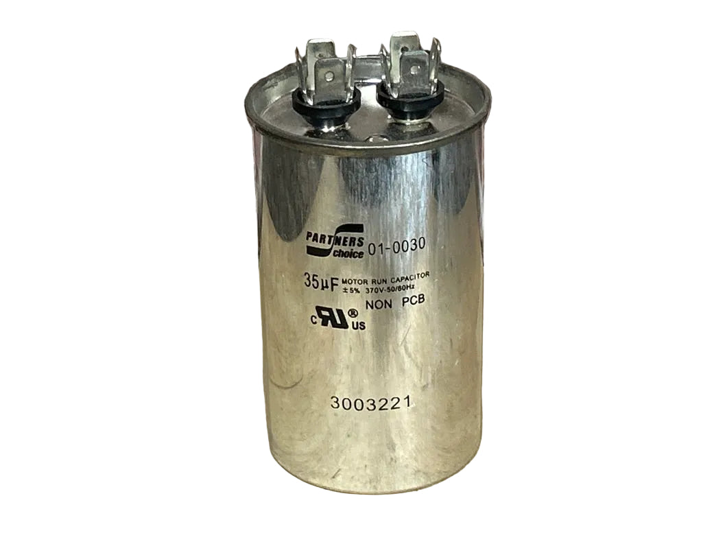 370 Vac, 35MFD 50/60 Hz, Round Capacitor