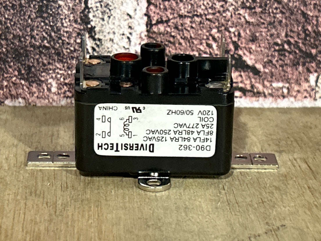 120 V, 50/60 Hz, 25 Amps, Relay