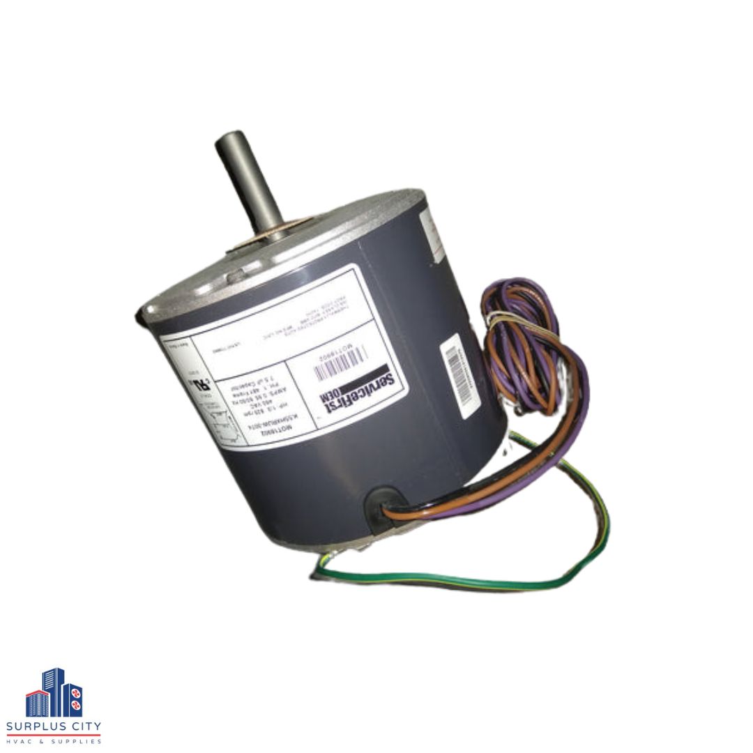 Motor de ventilador de condensador de 1/3 HP 460/60/1 RPM: 825/1 velocidad