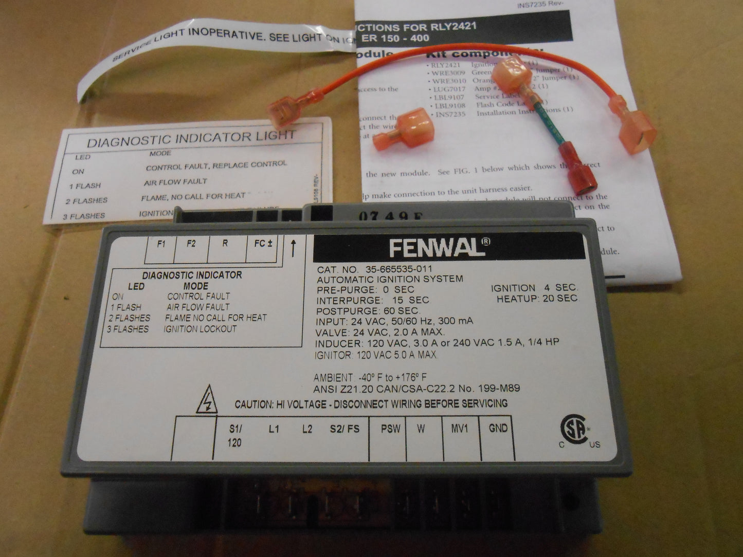 Sistema de encendido automático