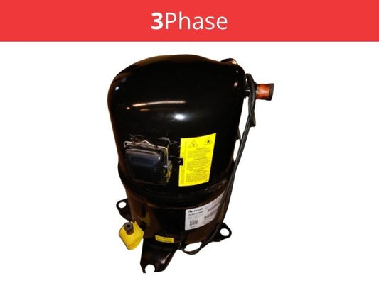 Compresor alternativo de referencia de alta temperatura de 3 toneladas con aire acondicionado y calefacción por cárter interno, 380-460/50-60/3 R-410A