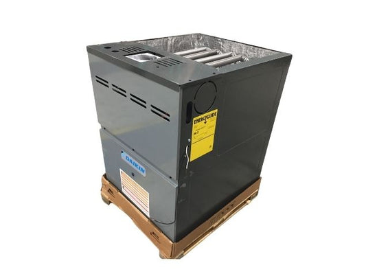 Horno a gas de varias velocidades, ECM, de flujo ascendente/horizontal, de dos etapas y 80 000 Btu, 80 % de flujo de aire, 115/60/1 Cfm: 2000