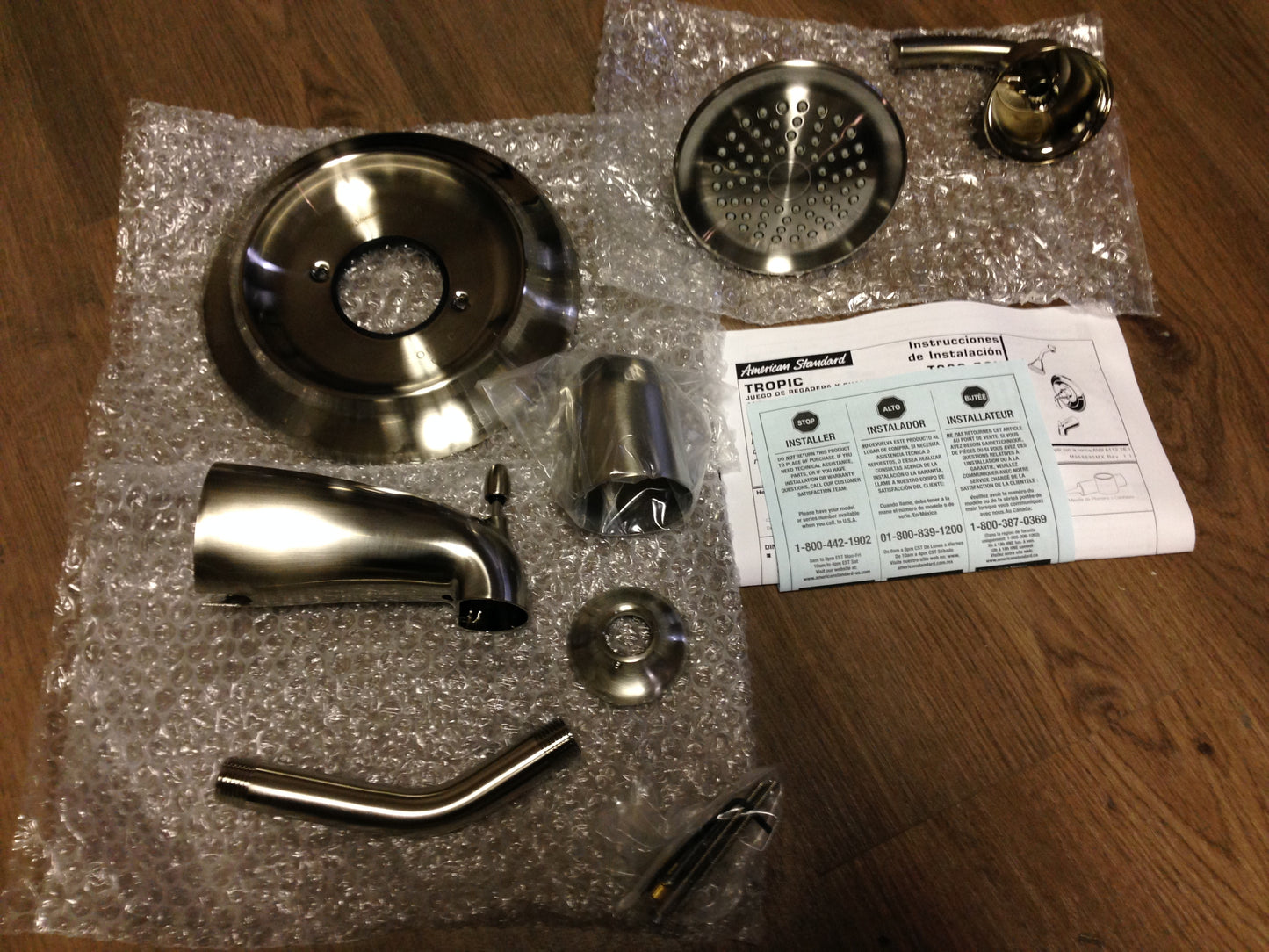 Kit de baño/ducha Tropic con cabezal de ducha