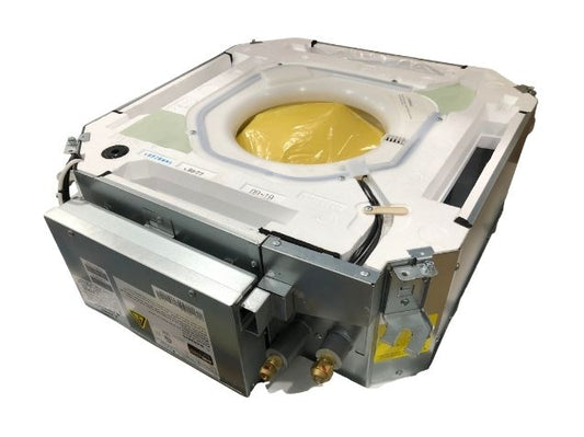 Minisplit multizona sin conductos, 12 000 Btu, aire acondicionado/HP, para interiores, con serpentín tipo casete, 22 SEER, 208-230/60/1 R-410A