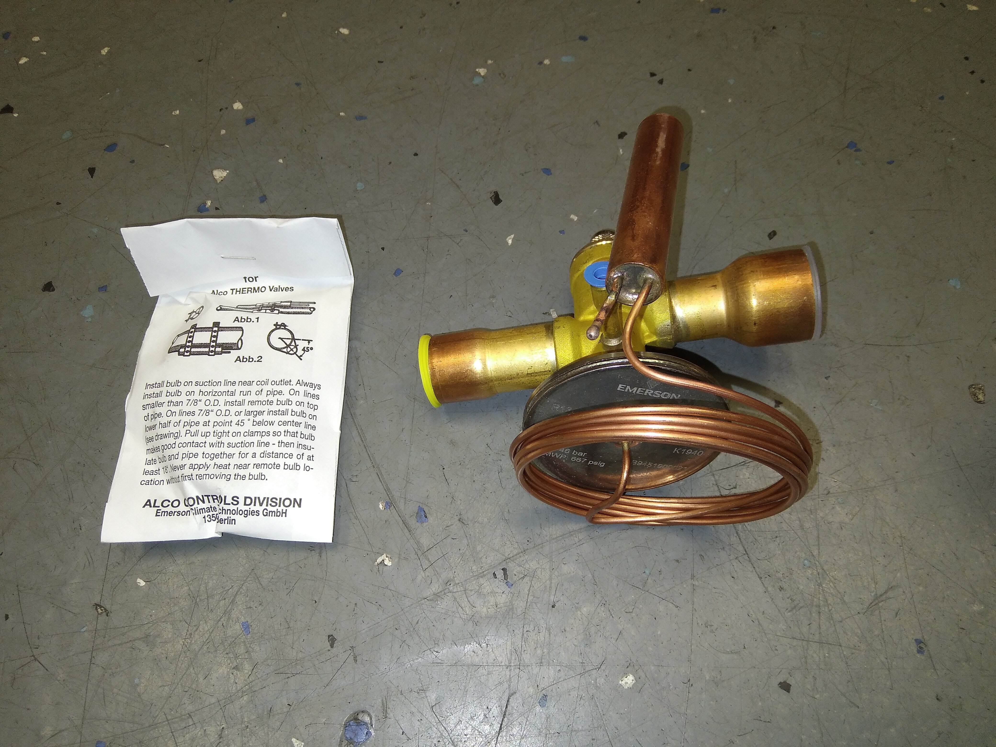 Thermostatic Expansion Valve 17 Ton R134A – Surplus City