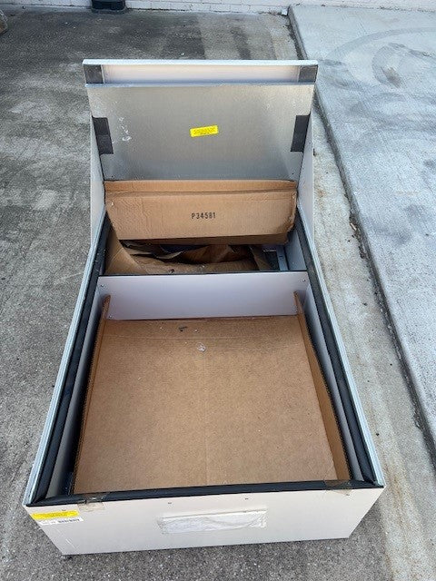 Large Rear Sleeve, Wall Mounting, 8-1/2" Thick Wall, 43-3/4" H x 27-3/8" W x 30" D