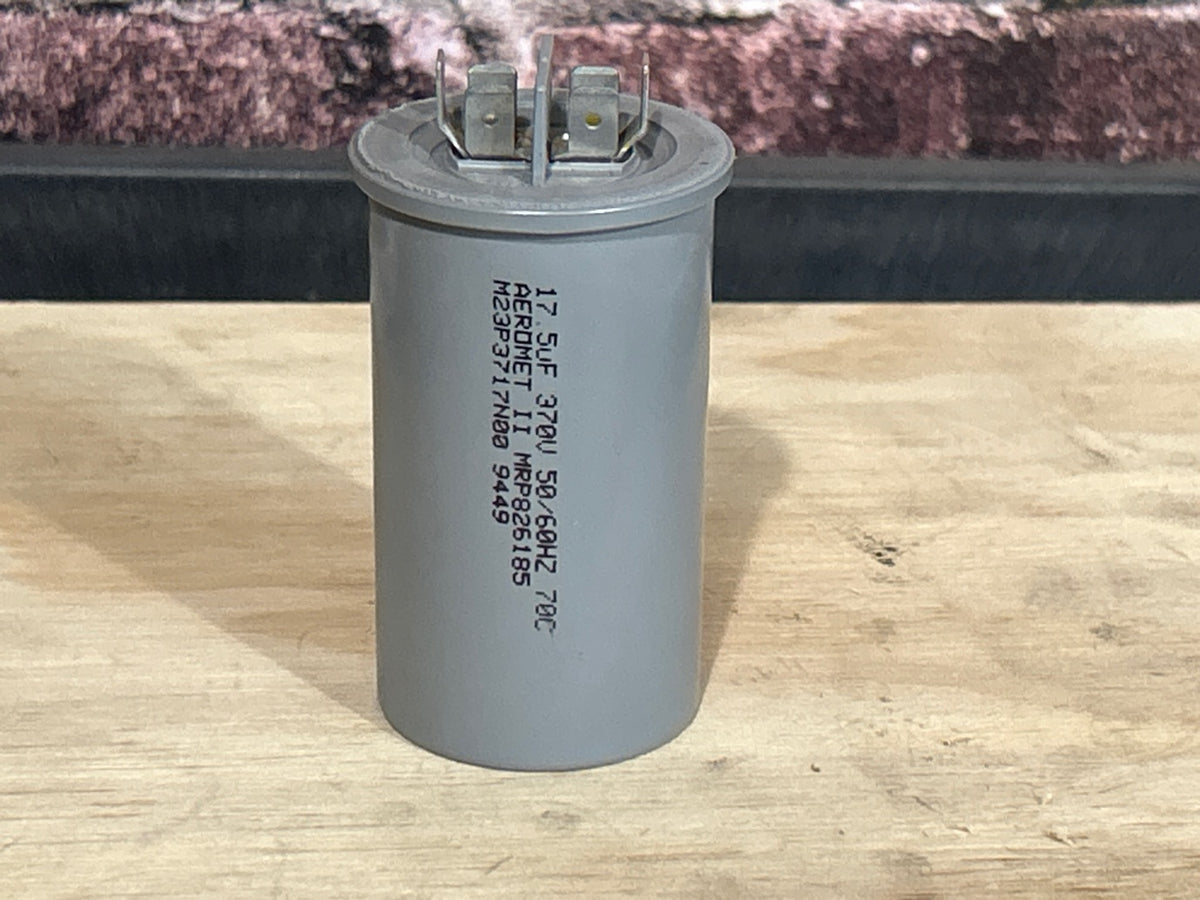 370 Vac, 17.5MFD 50/60 Hz, Round Capacitor