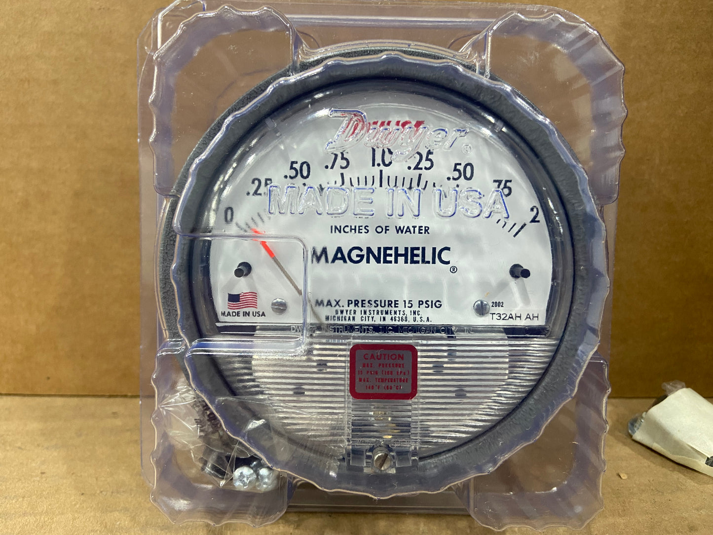 Magnehelic Differential Pressure Gauge 0-2"