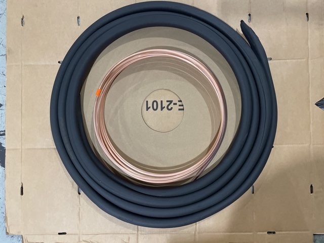 3/8"L X 5/8"S X 3/8"W X 25' Line Set, Sweat