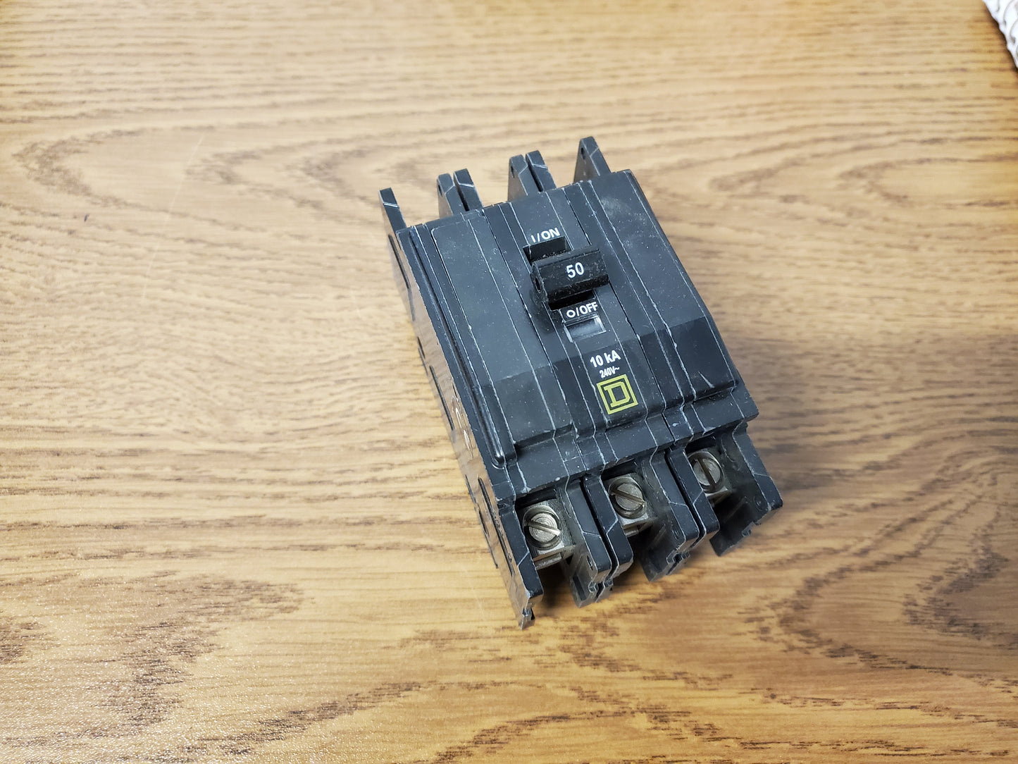 3 Pole 50 Amp Circuit Breaker, 240/50-60