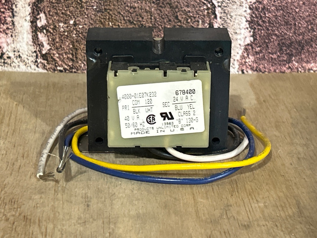 120/24 V, 50/60 Hz, 40VA Transformer