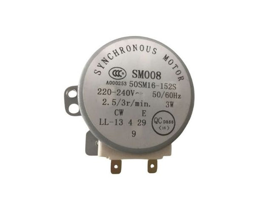 Motor síncrono de 3 vatios, 50/60 hercios, 220-240 voltios, 3 rpm