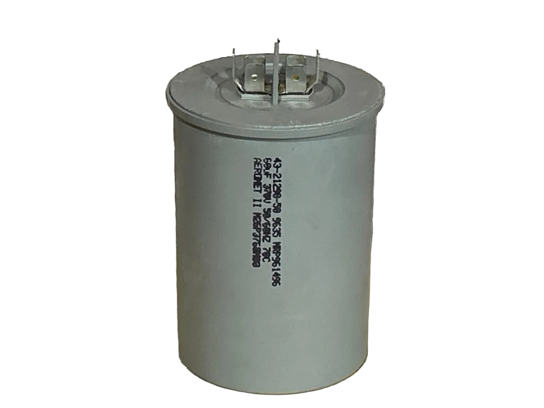 370 Vac, 60MFD 50/60 Hz, Oval Capacitor