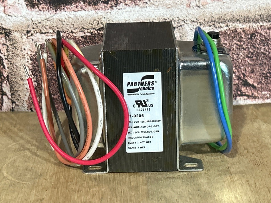 120/208/240/480/24 V, 50/60 Hz, 75VA Transformer