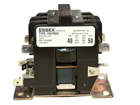 120V, 50/60 Hz, 40 Amps 2 Pole Contactor