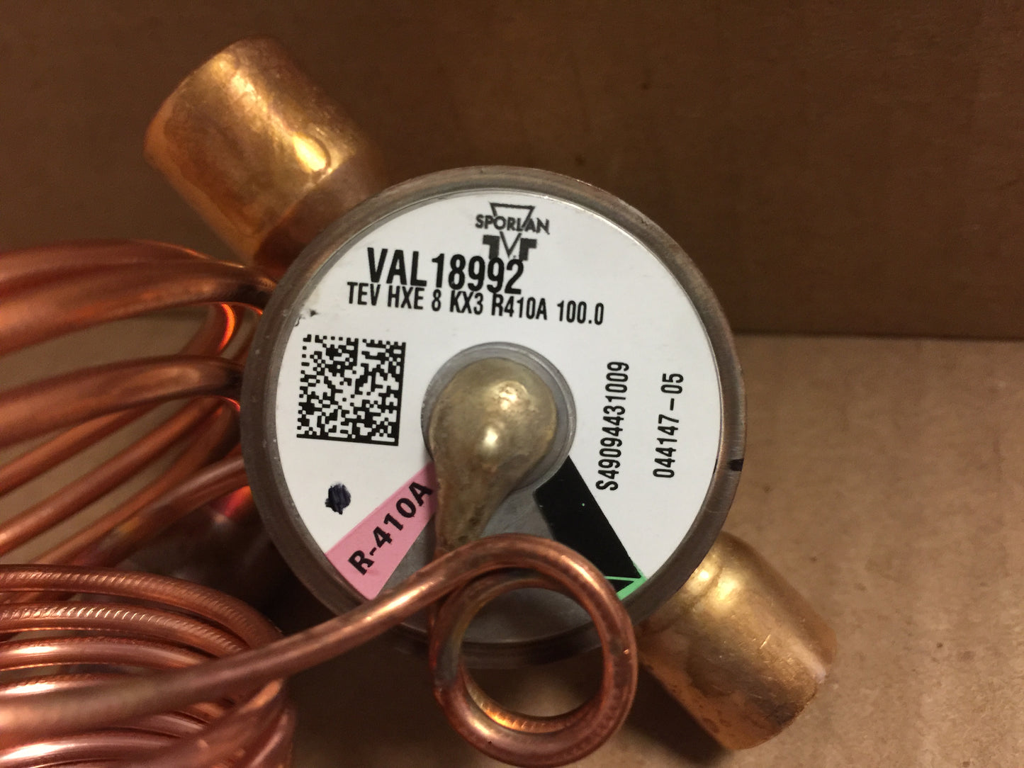 Válvula de expansión termostática de 8 toneladas; R-410A