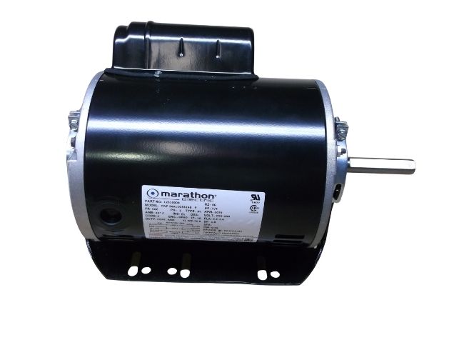 3/4HP Belted Fan Motor, Capactior Start, 208-230/60/1 RPM:1075/1-Speed