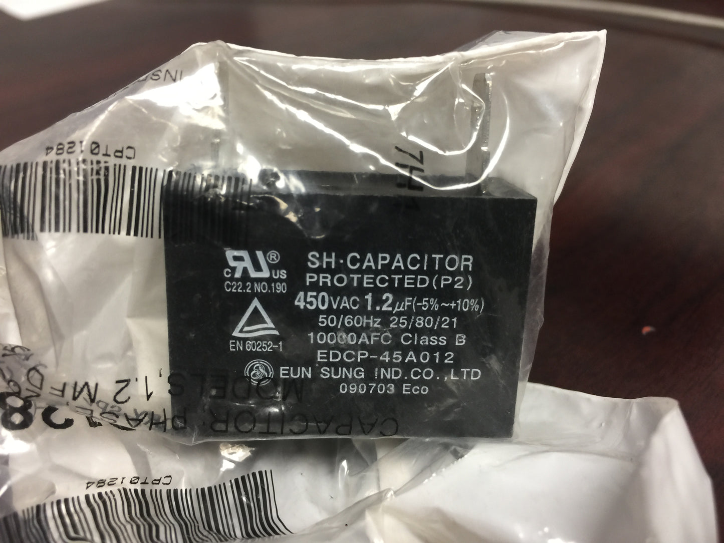 Capacitor; Phase, 265V, 450 VAC