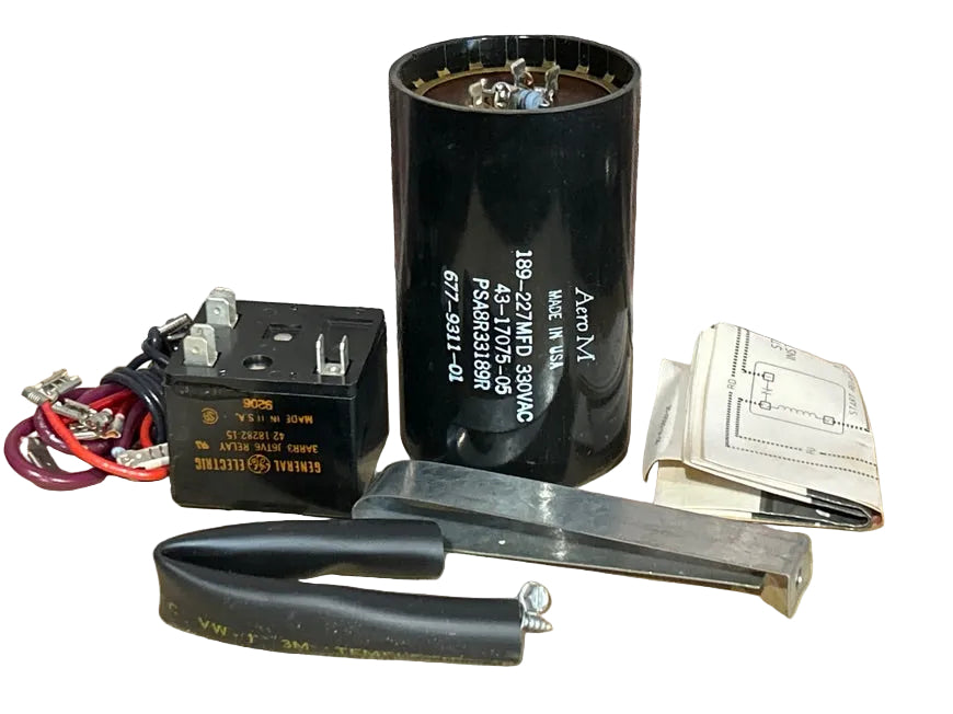 330 Vac, 189-227MFD 50/60 Hz, Round Capacitor