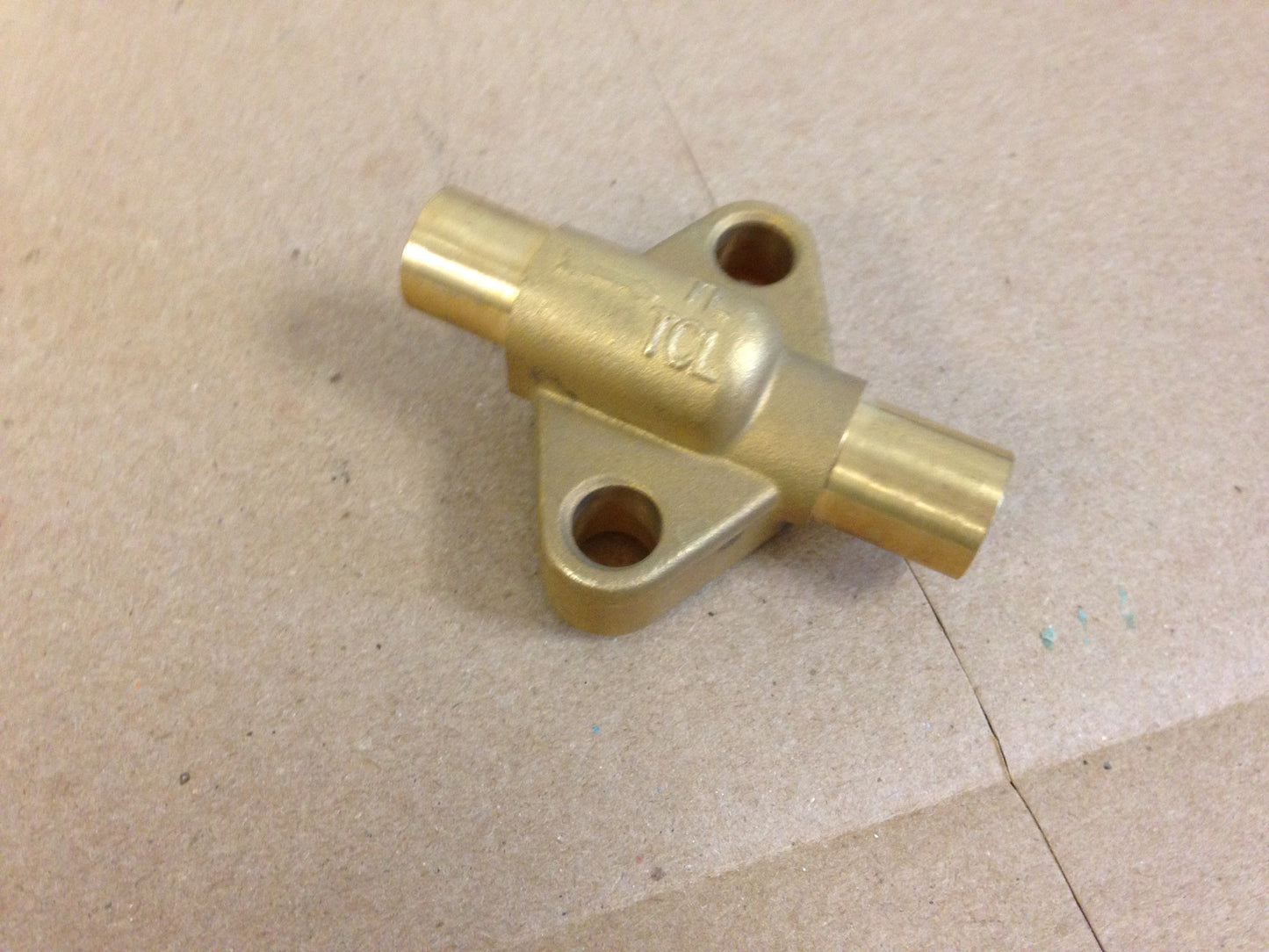 Brida; Válvula de expansión, paso recto, 1/2 x 1/2" soldada