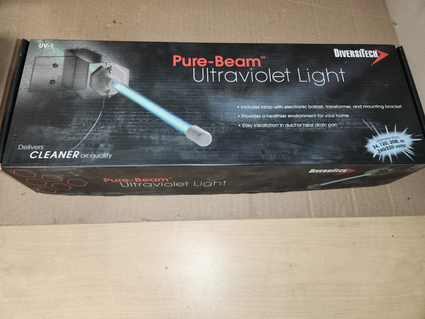 Pure-Beam Ultraviolet Light