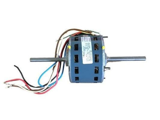 1/4 HP Blower Motor 277/60/1 770-1000RPM 3 Speed Double Shaft Psc