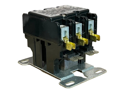 24 V, 50/60 Hz, 30 Amps 3 Pole Contactor