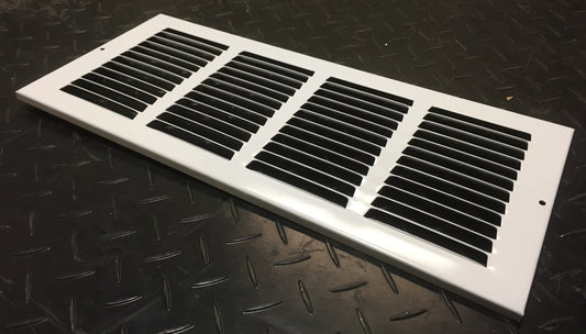 16 Wide x 6" High White Return Air Grille (*Sold Per Each)"