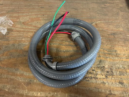 3/4" X 6' Non-Metallic Electrical Whip, #8 Wire
