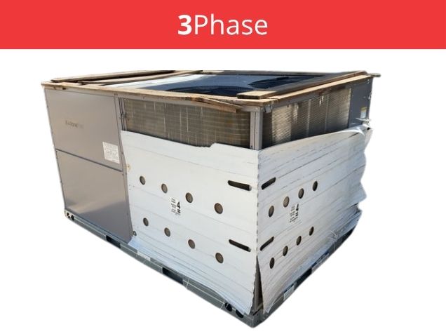6 Ton Two-Stage Convertible Packaged Heat Pump Unit, 12.6 EER, 460/60/3, R410A