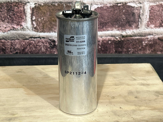 370 Vac, 40+3MFD 50/60 Hz, Round Capacitor