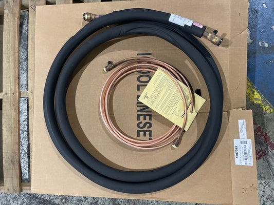 3/8" x 3/4" x 1/2" x 15' Quick Connect Pre-Charged R-410A Line Set