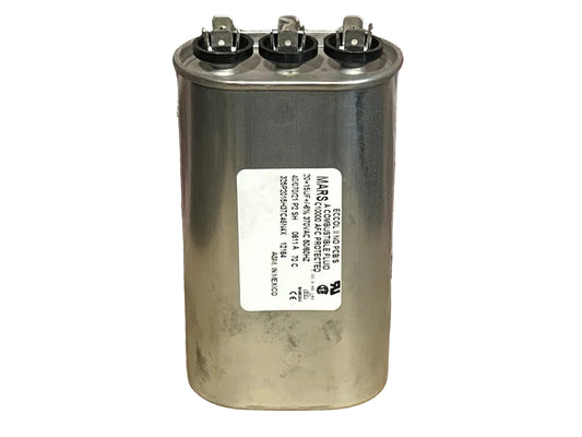 370 Vac, 20+15MFD 50/60 Hz, Oval Capacitor